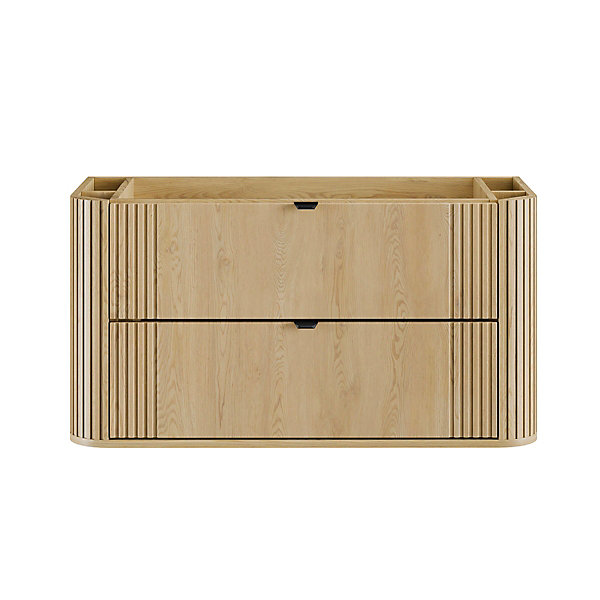Meuble sous-vasque 100cm plan de toilette Mila Bois