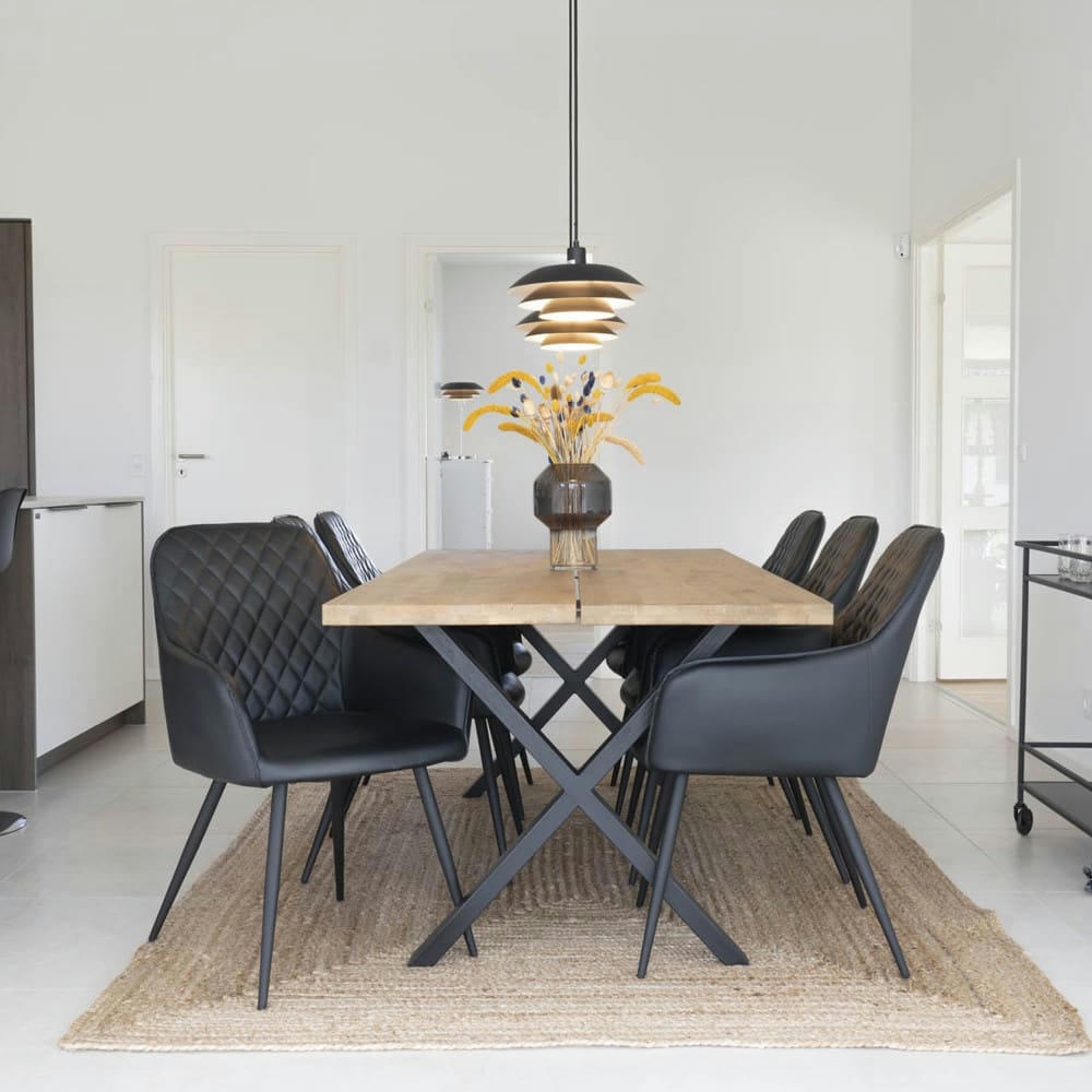 BOMBAY III - Tapis rectangulaire en jute naturel 240x180 cm