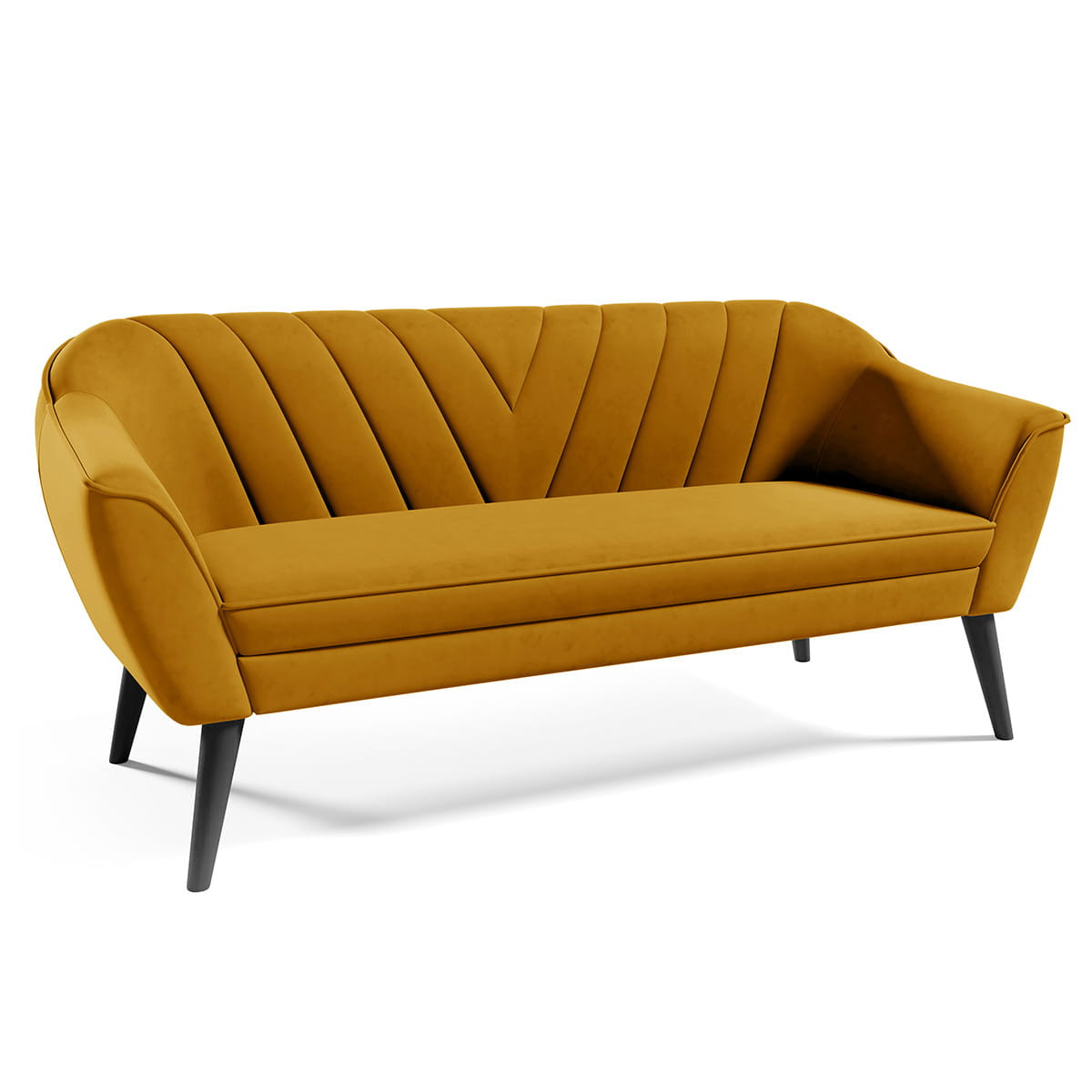 Sofa skandynawska Mia III Velluto 08 przeszycia