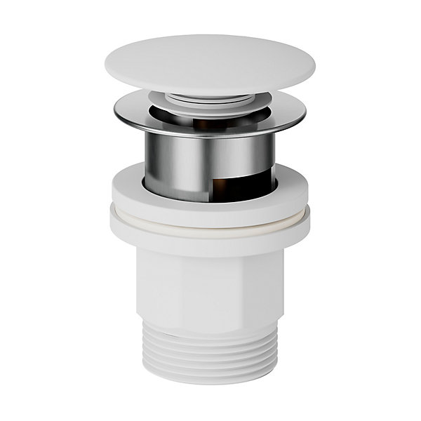 Mitigeur de lavabo blanc GoodHome Cavally M