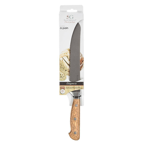 Couteau à pain acier - lame 205cm Elegancia - 5Five