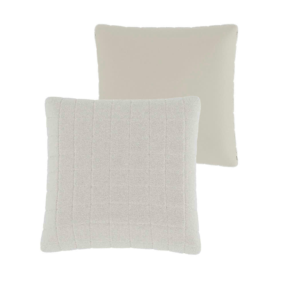 ISTANBUL - Coussin fourrure blanc