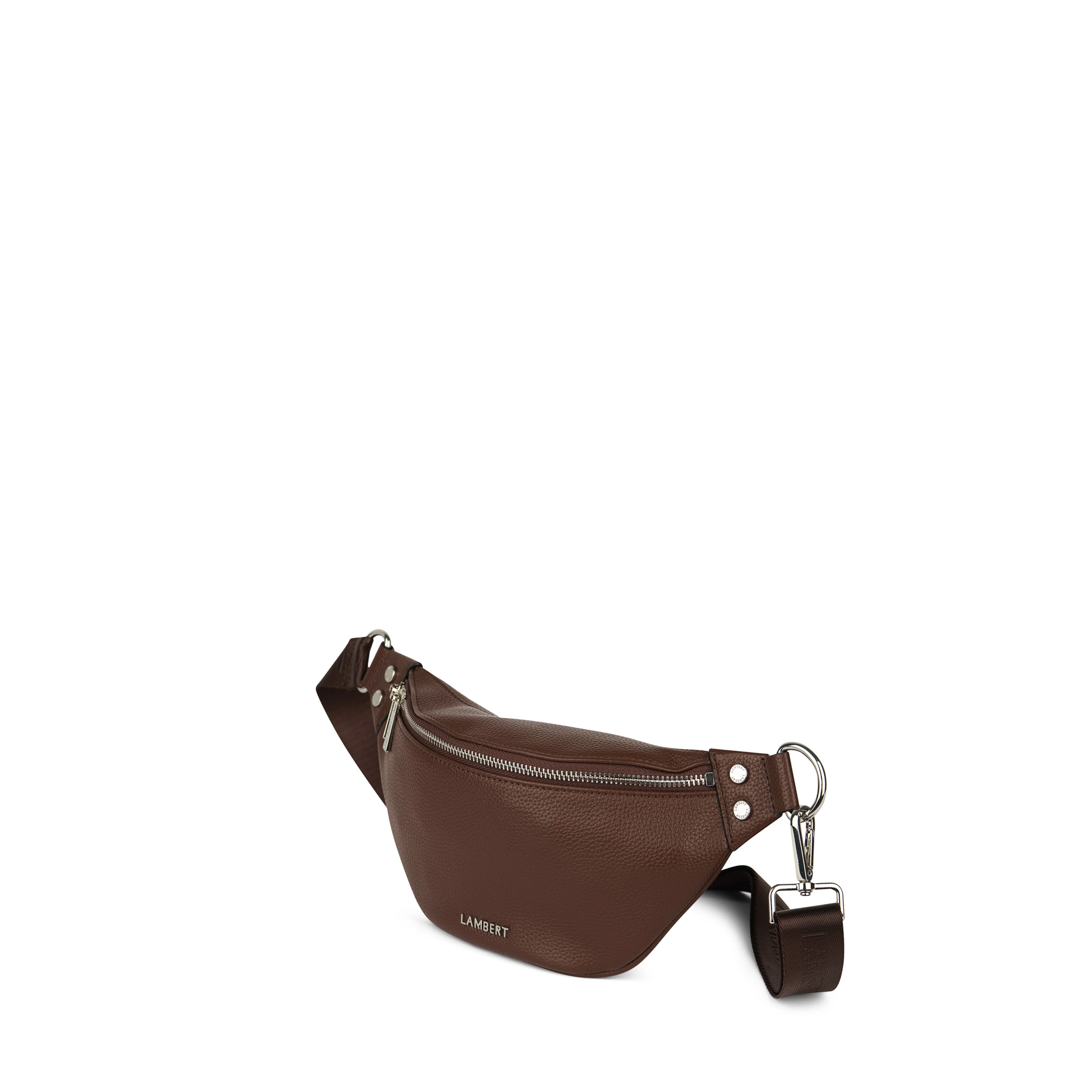 The Sarah - Chocolate Vegan Leather Belt Bag