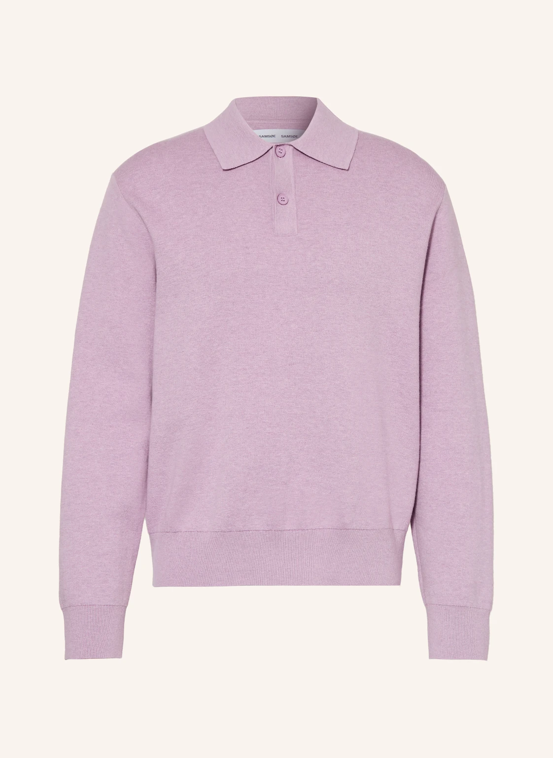 SAMSØE  SAMSØE Strick-Poloshirt SANINO