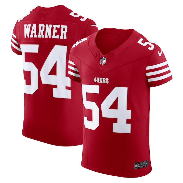 Fred Warner San Francisco 49ers Nike  Vapor F.U.S.E. Elite Jersey - Scarlet