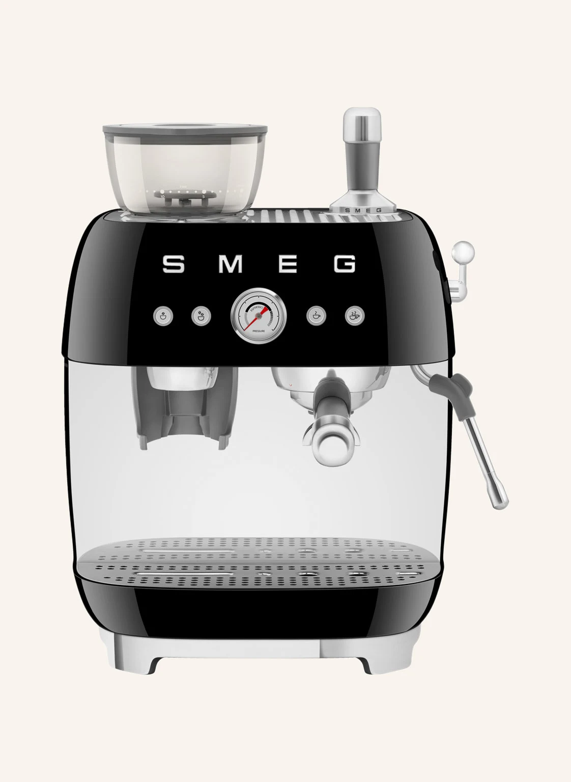 SMEG Espressomaschine ECF03 mit Kaffeemühle