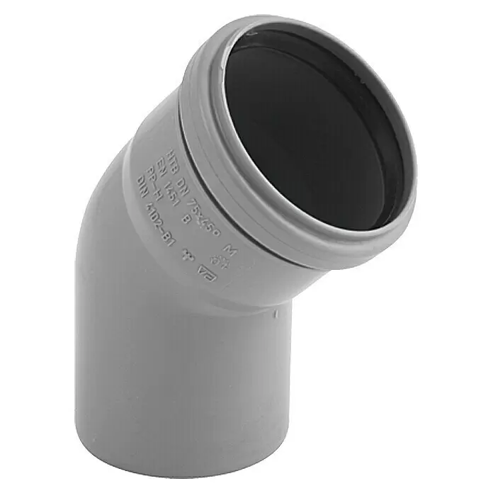 AVLØPSBEND 45° Ø40MM
