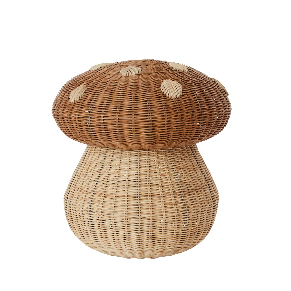 OYOY - Mushroom Aufbewahrungskorb, Ø 42 x H 46 cm, natur