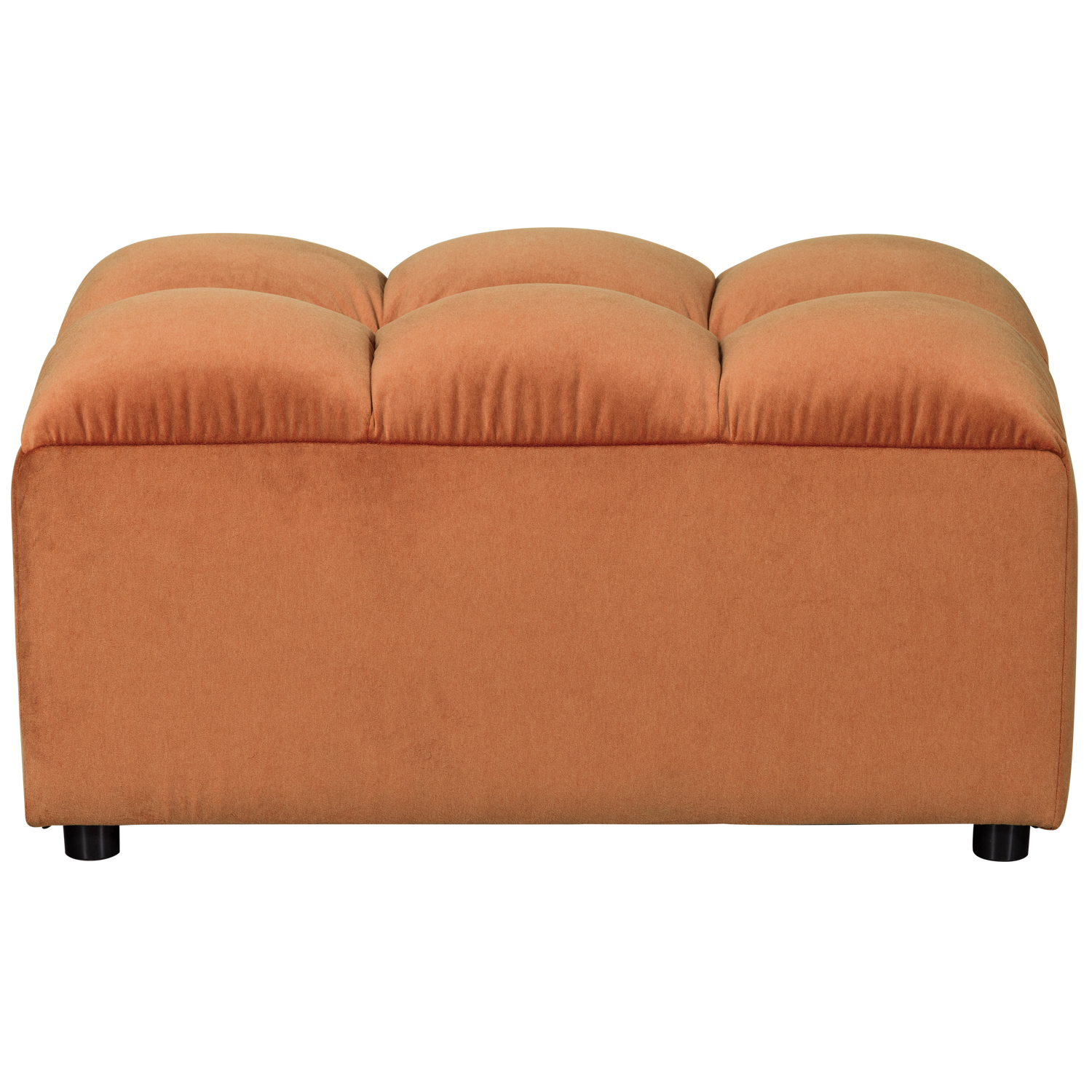 WOOOD hocker Allure - Gewassen Fluweel Stof - Terra