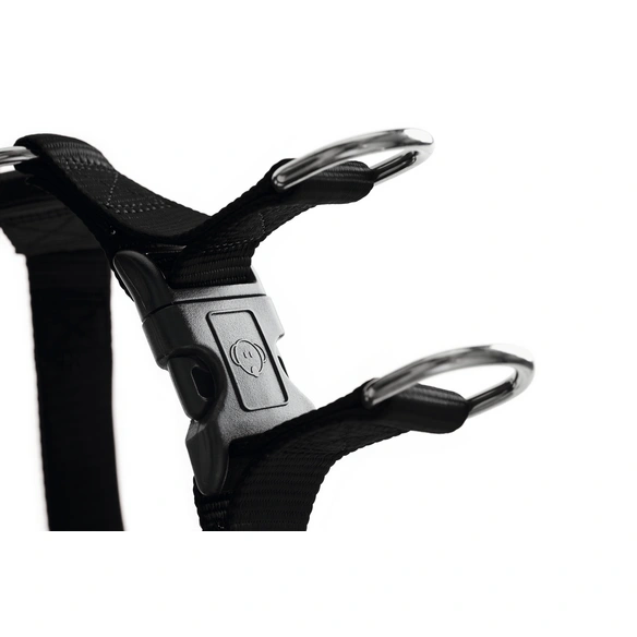 Geschirr, M-L, Nylon, schwarz