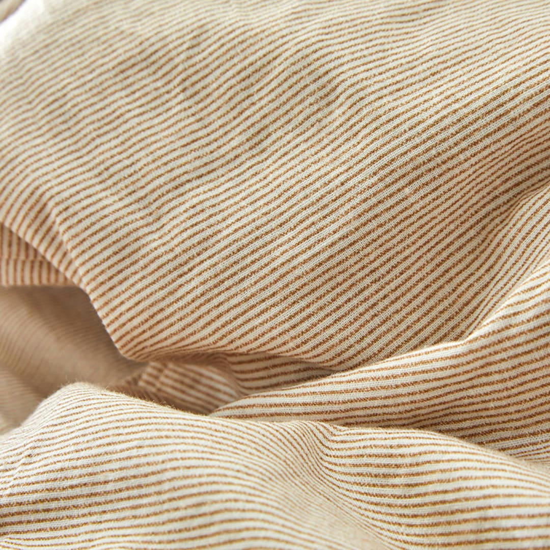 BIO CEYLAN - Housse de couette li/coton organic bois clair 155x220 cm