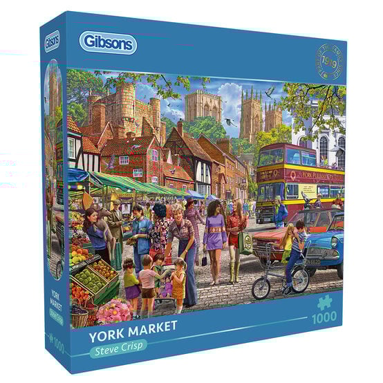 Gibsons York Market Jigsaw Puzzle 1000 Pieces