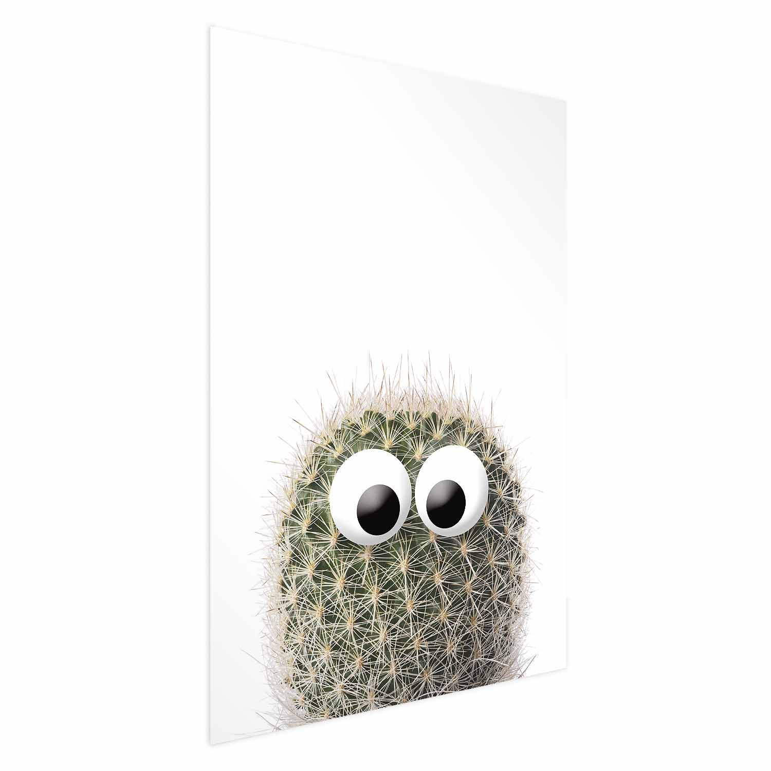 Plakat Kaktus z oczami 21x30 cm