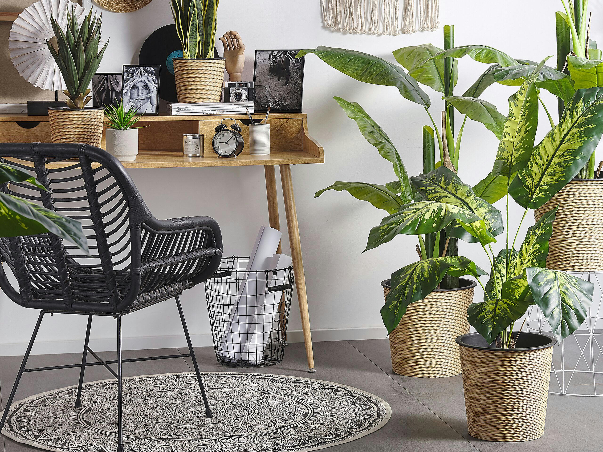 DIEFFENBACHIA - Plante artificielle 122 cm avec pot