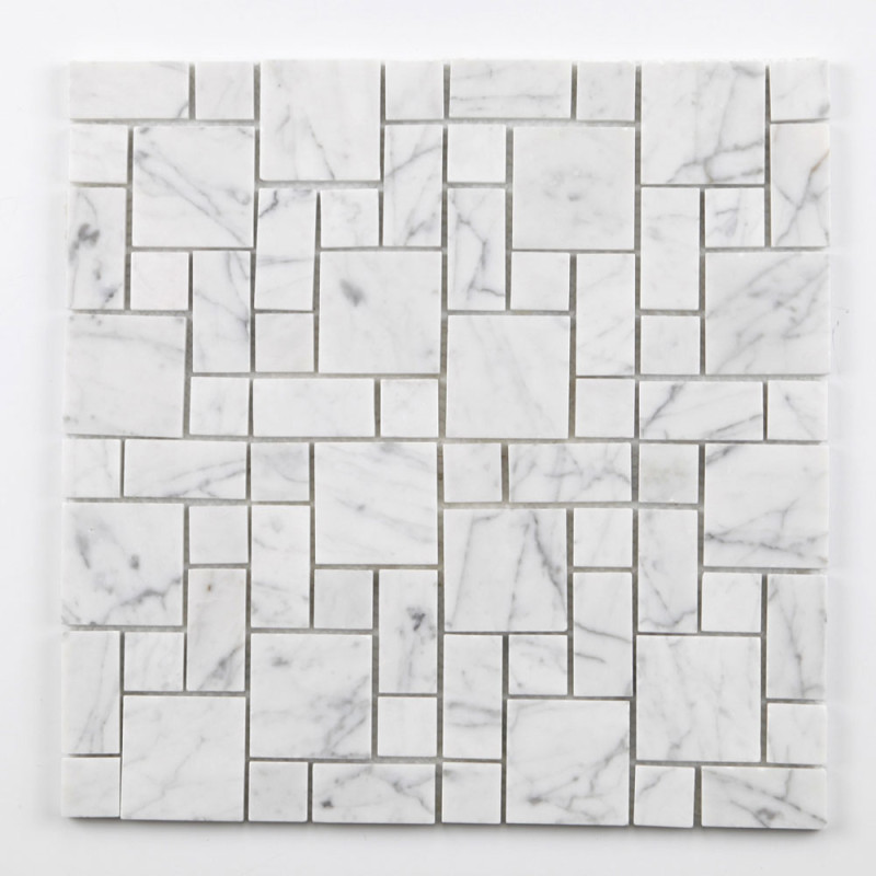 Carrelage mosaïque carrare 29,8 x 29,8 cm