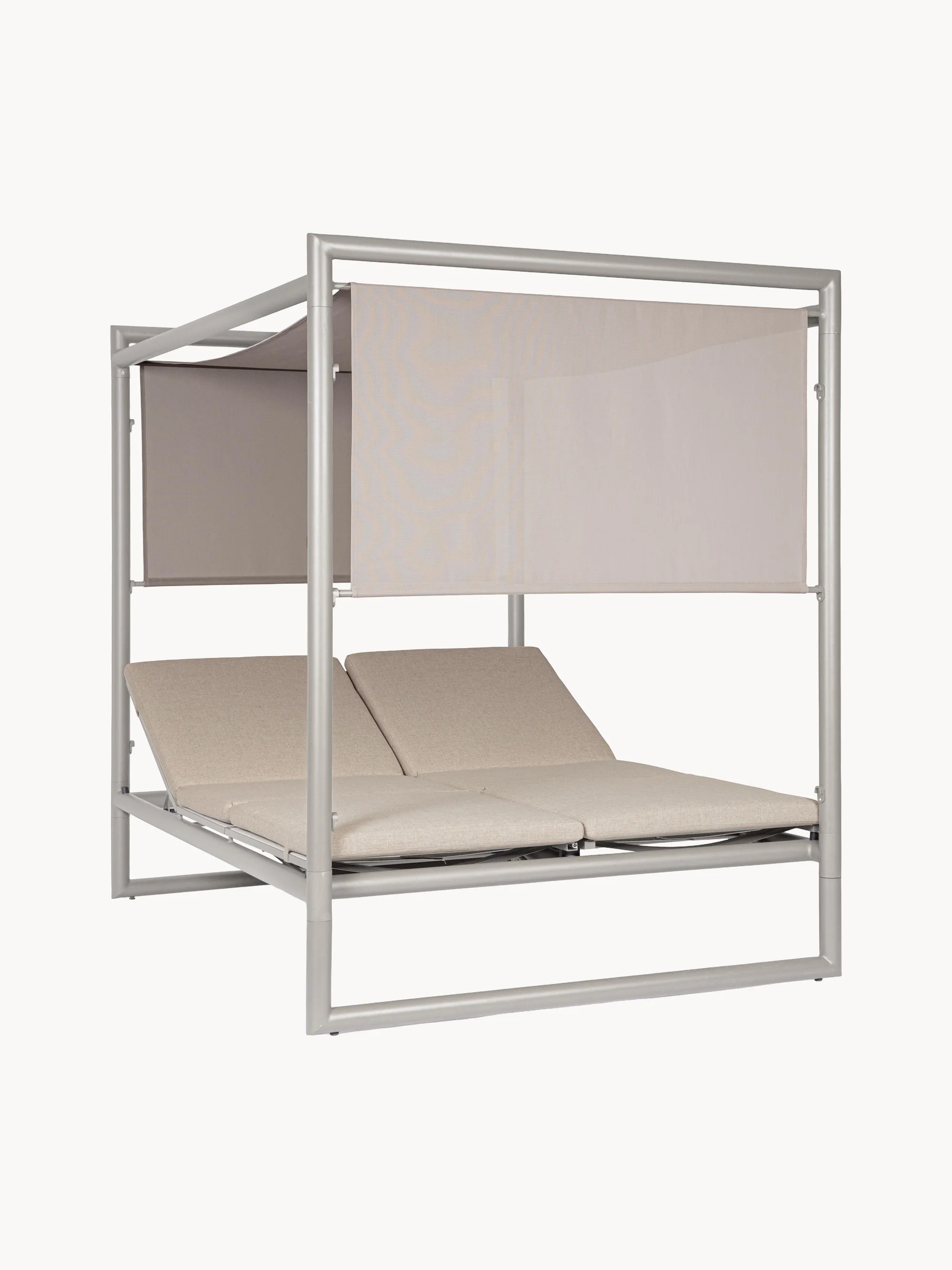Garten-Doppel-Daybed Konnor mit Sonnendach