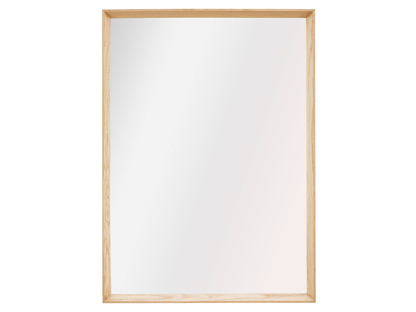 Lustro ścienne w ramie Inside 52x72 cm brązowe