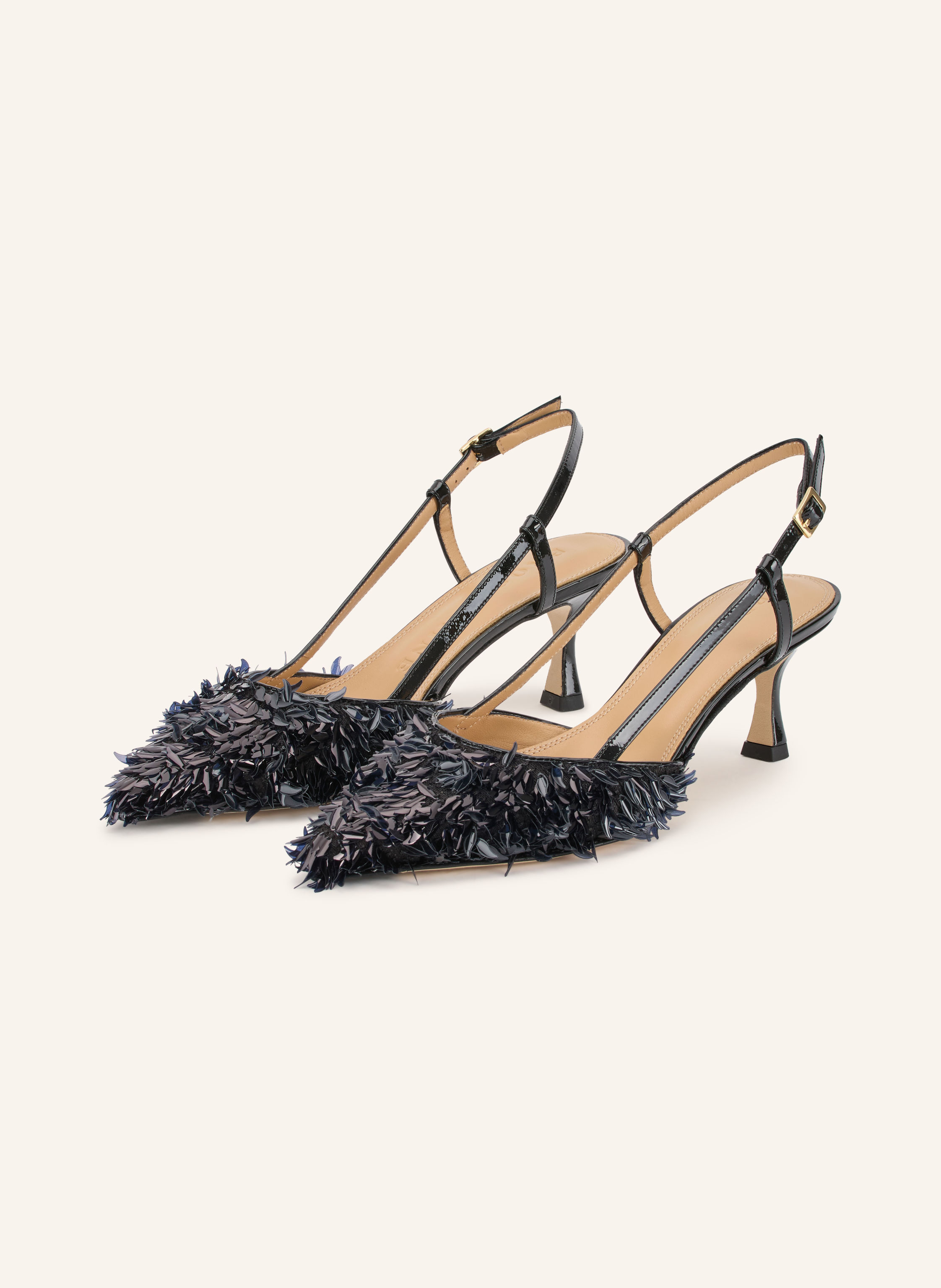 PROSPERINE Slingpumps mit Pailletten