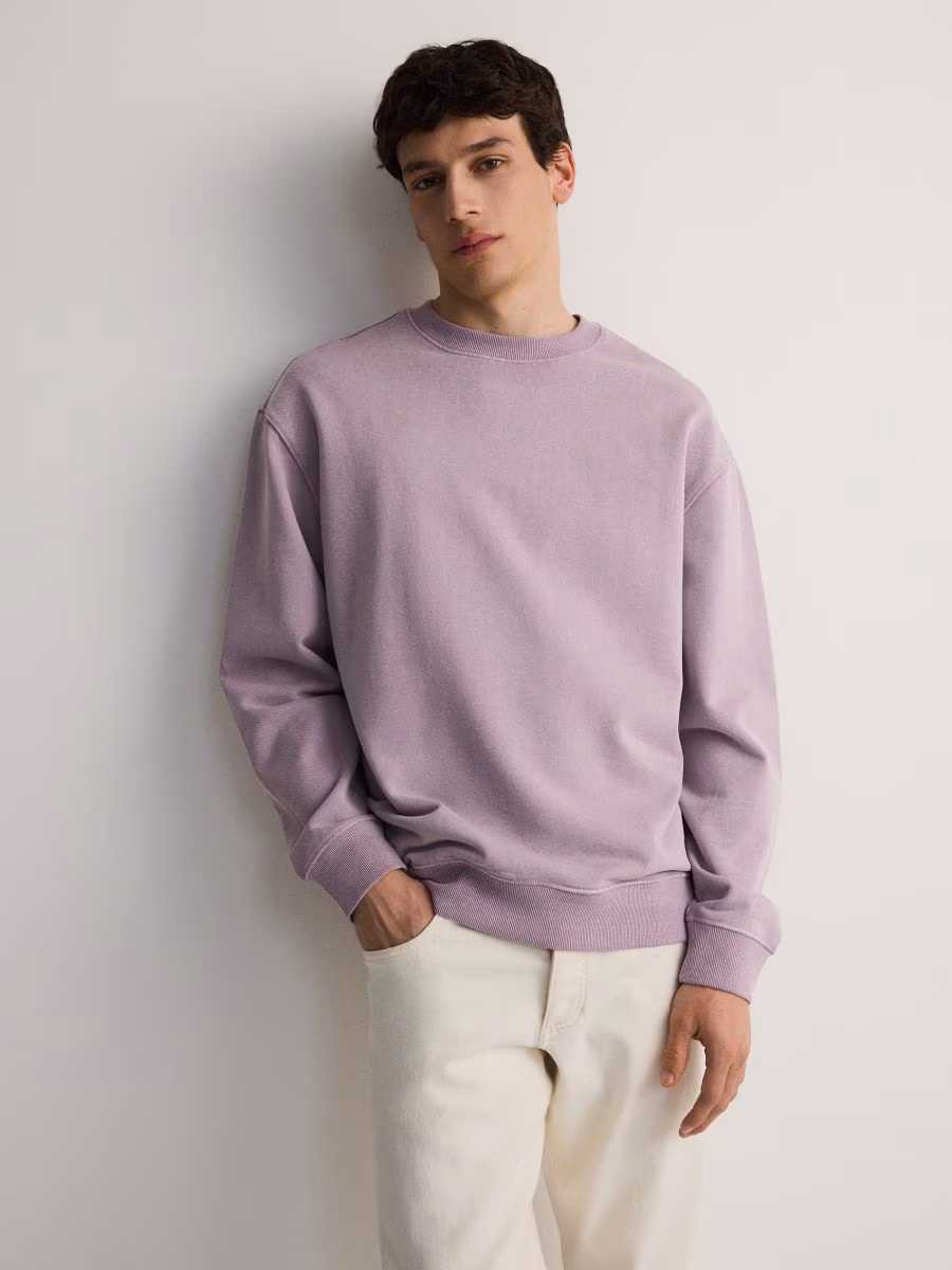 Sweatshirt With Wash Effect