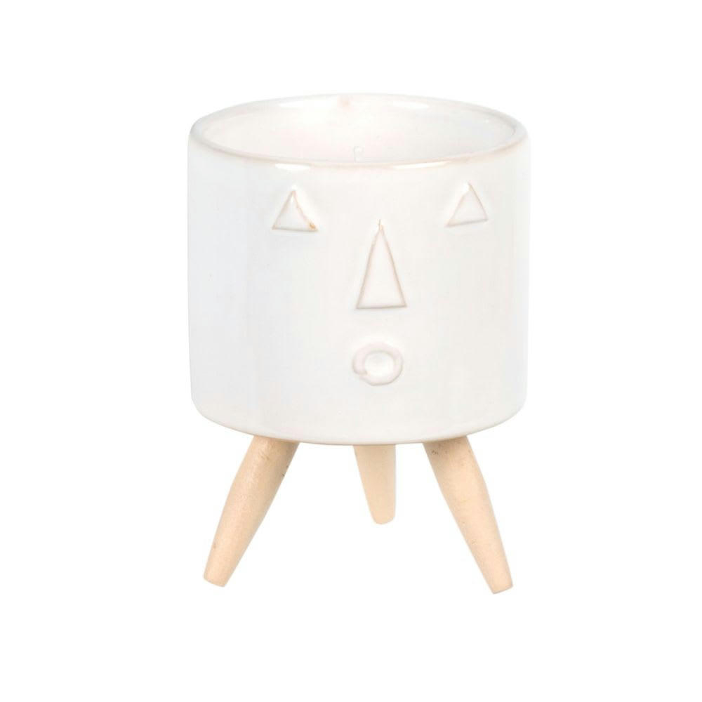 BANJUL - Bougie parfumée en céramique blanche et schima 110g