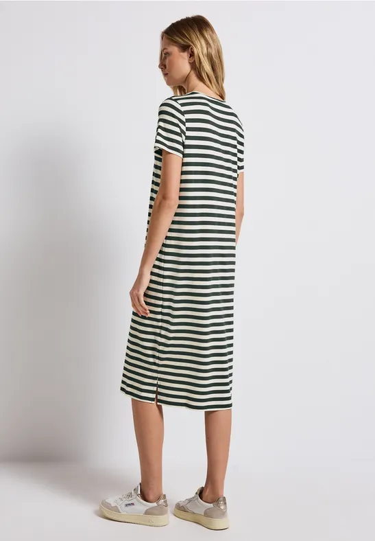 Gestreiftes T-Shirt-Kleid