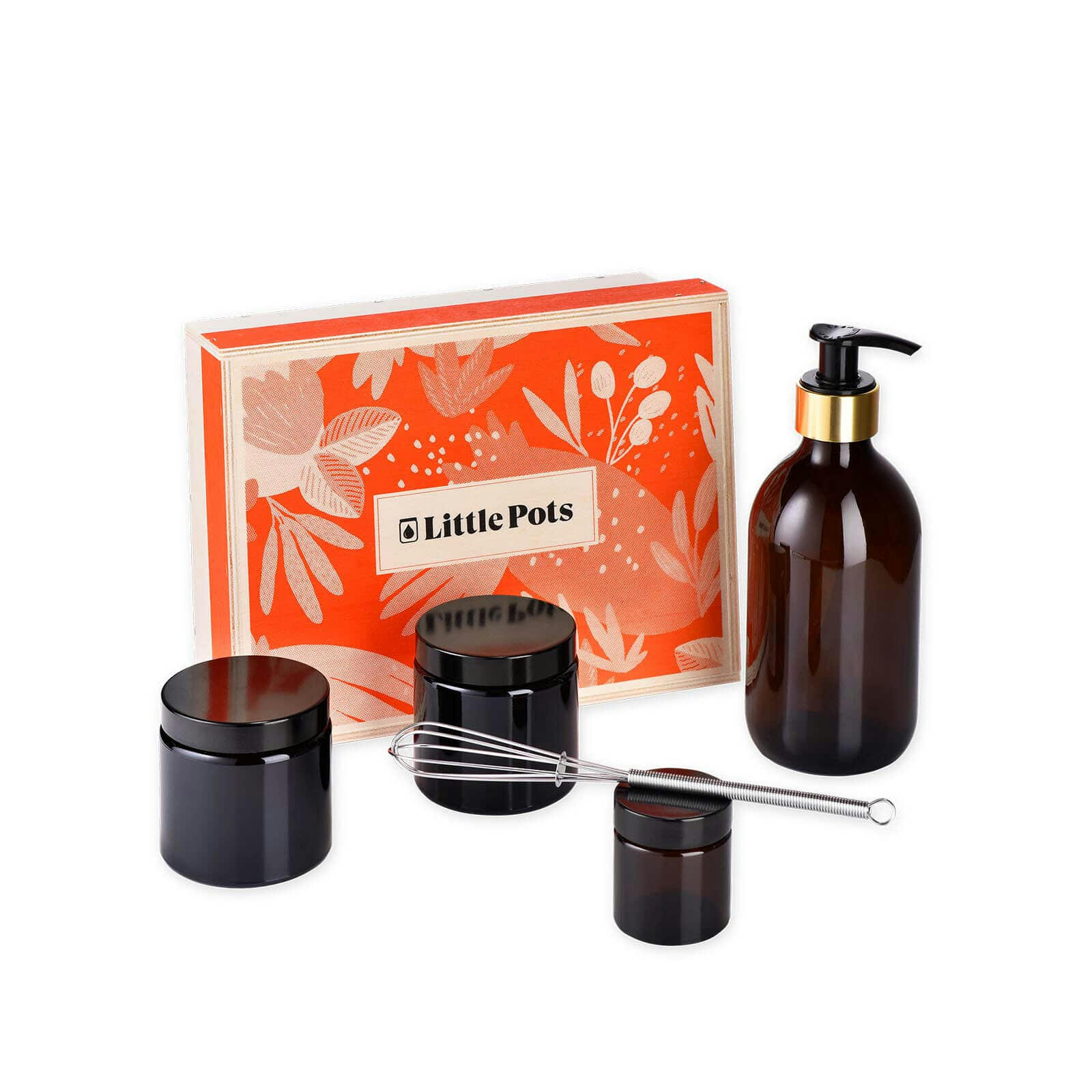 KITS ZÉRO DÉCHET - Kit la belle et le beau contenants en verre pour cosmétiques maison