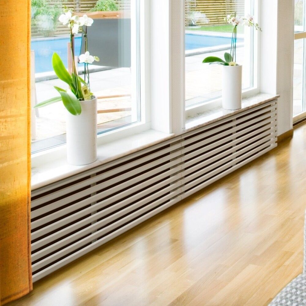 RADIATORSKJULER LUNDBERGS YOKO HVIT 1350X700MM