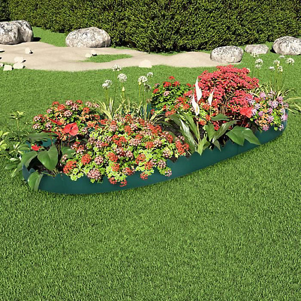 Bordures de jardin - VIDAXL - Vert - 65x15 cm - PP