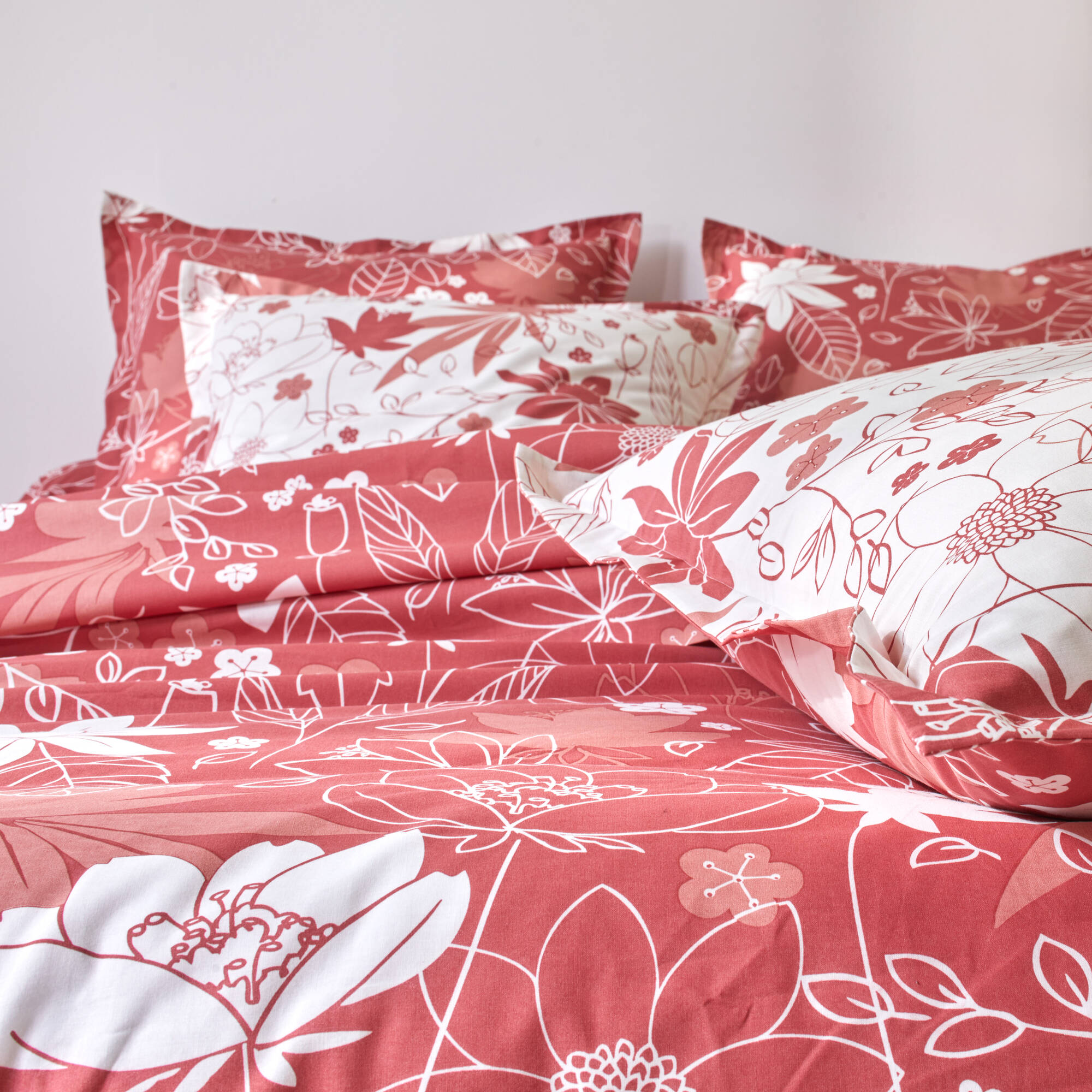Linge de lit imprimé Pénélope coton