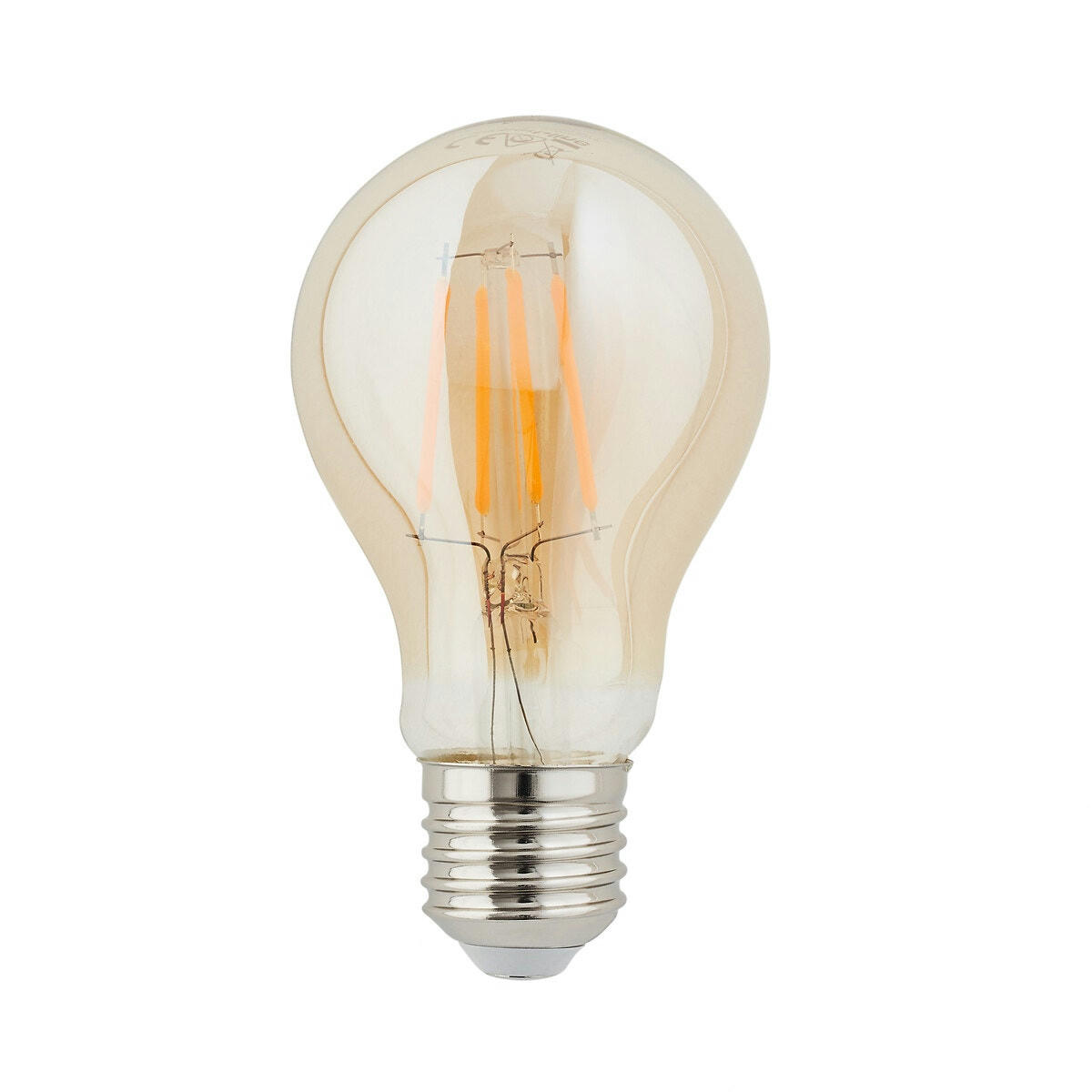 Ampoule globe ambre Ø6 cm, Baulind