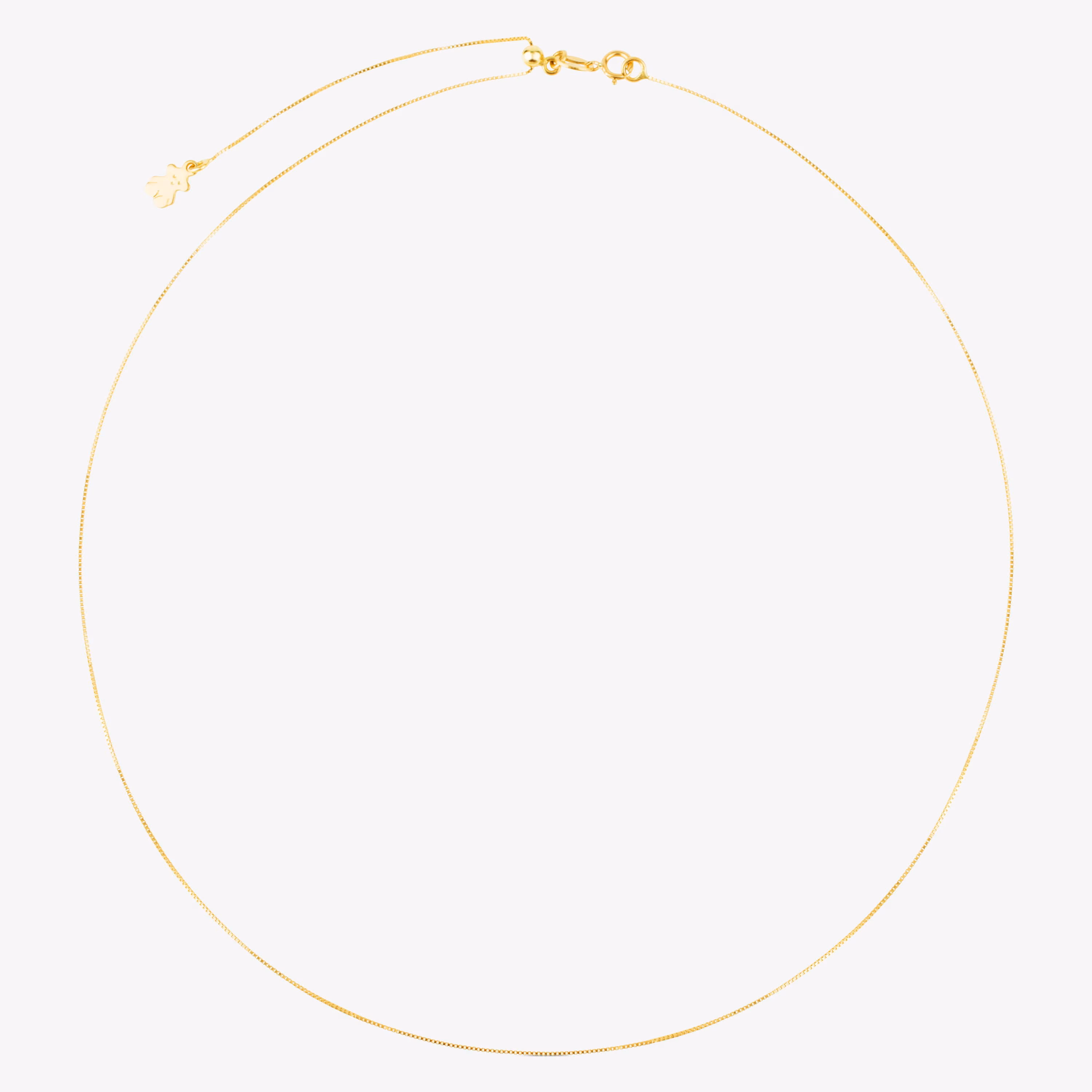 Gargantilla de oro cordón fino, 45 cm TOUS Chain