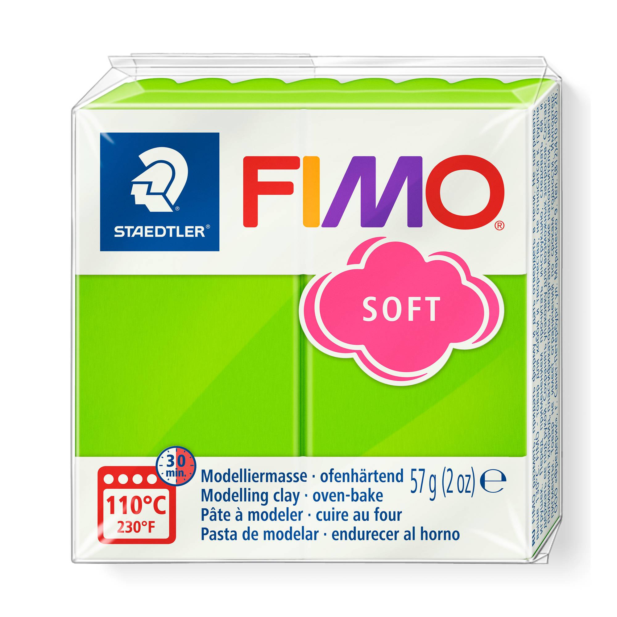 Fimo Soft Apple Green Modelling Clay 57g