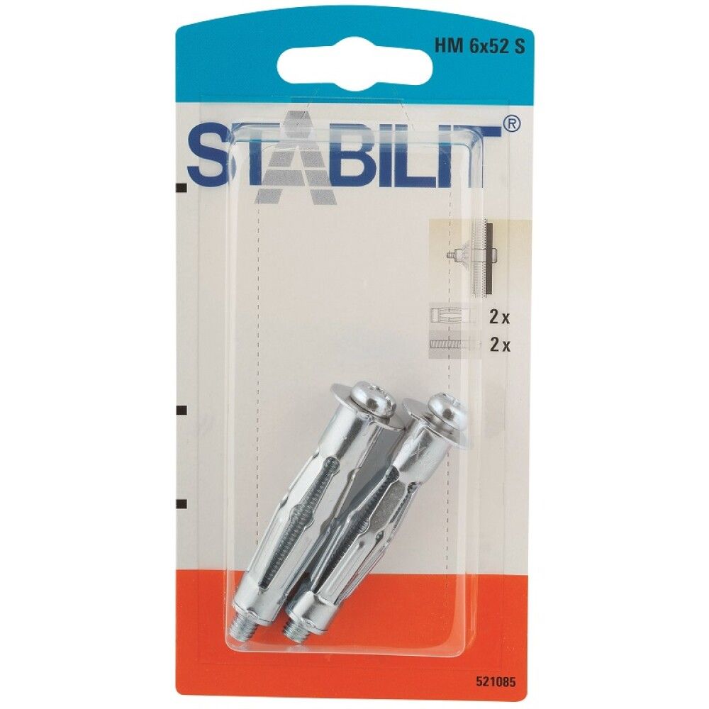 GIPSANKER STABILIT DOBBEL 6X52MM