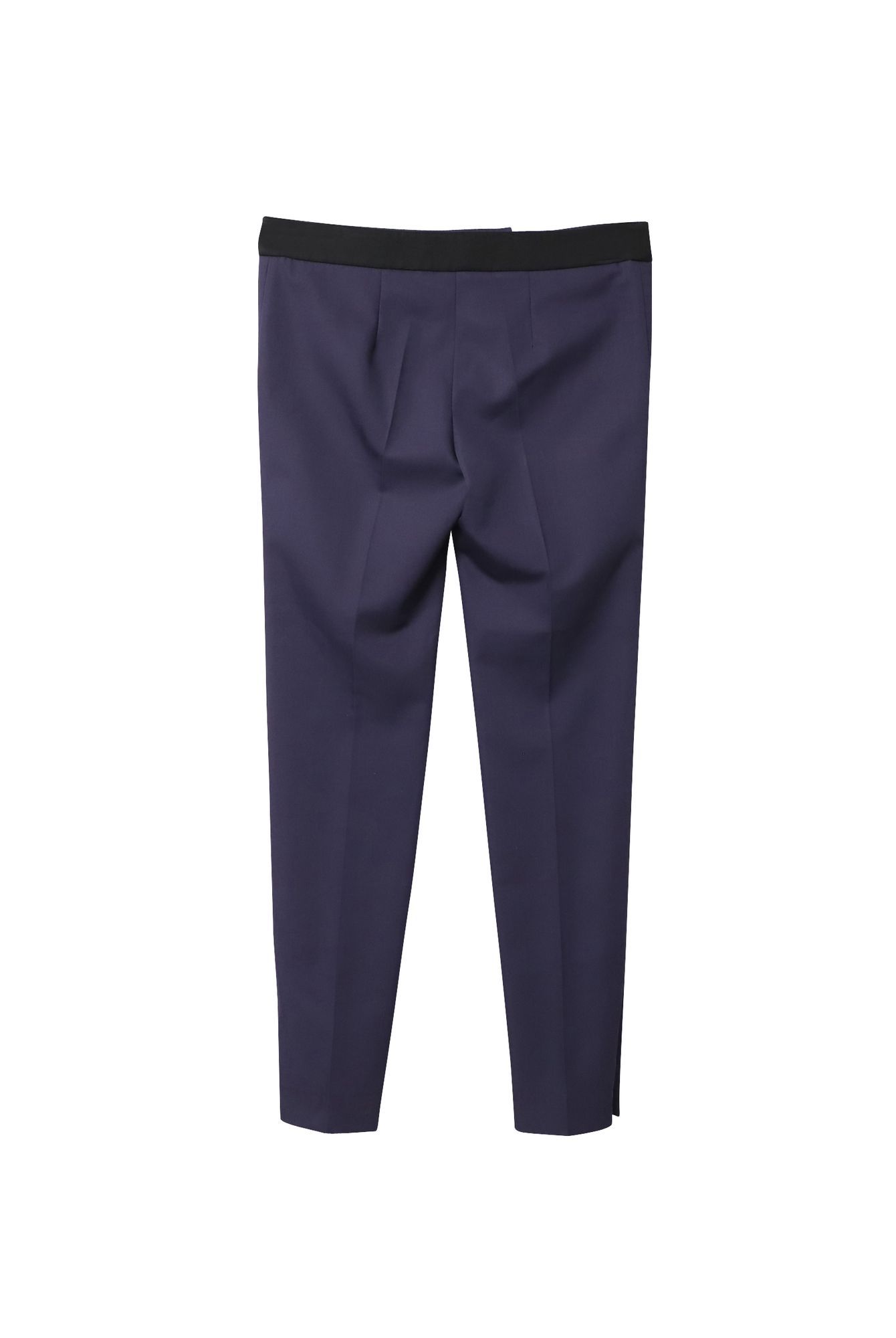 Balenciaga Preloved Slim Trousers in Purple Polyester