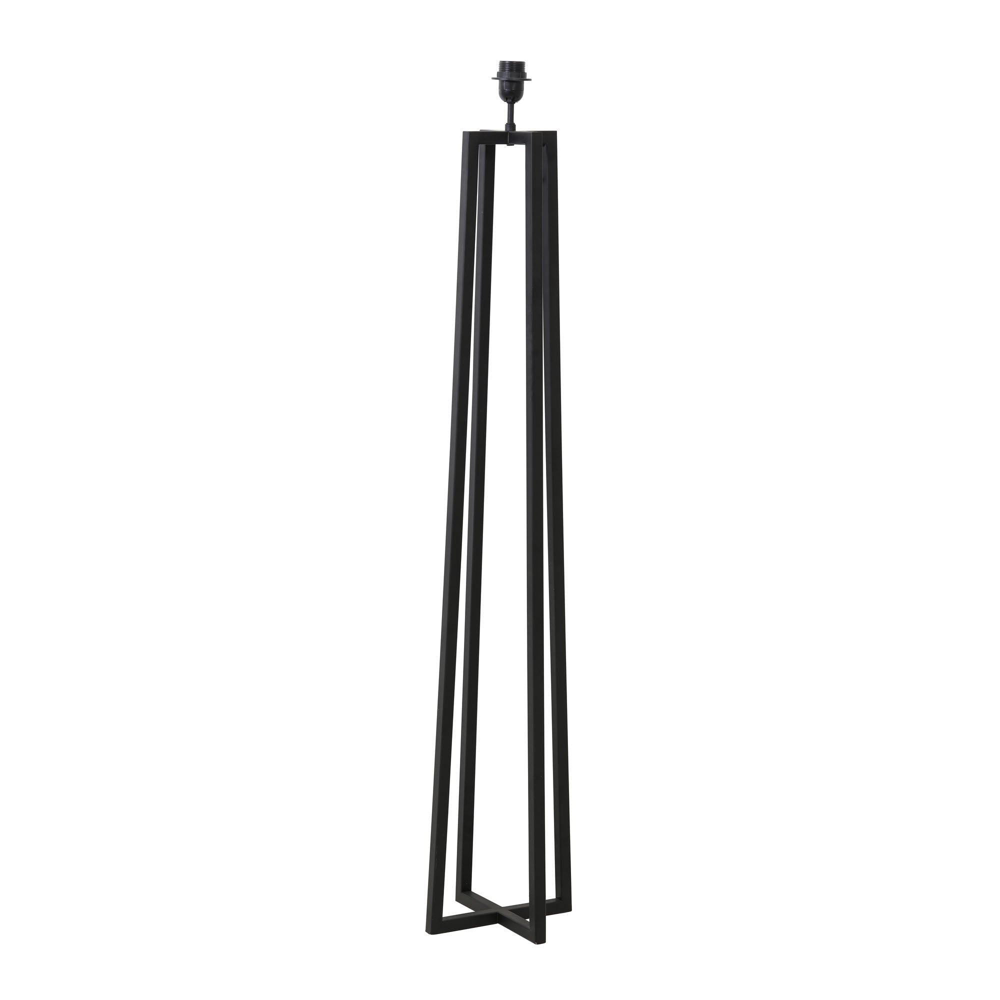Light & Living vloerlamp Miley - zwart - 25x25x130cm