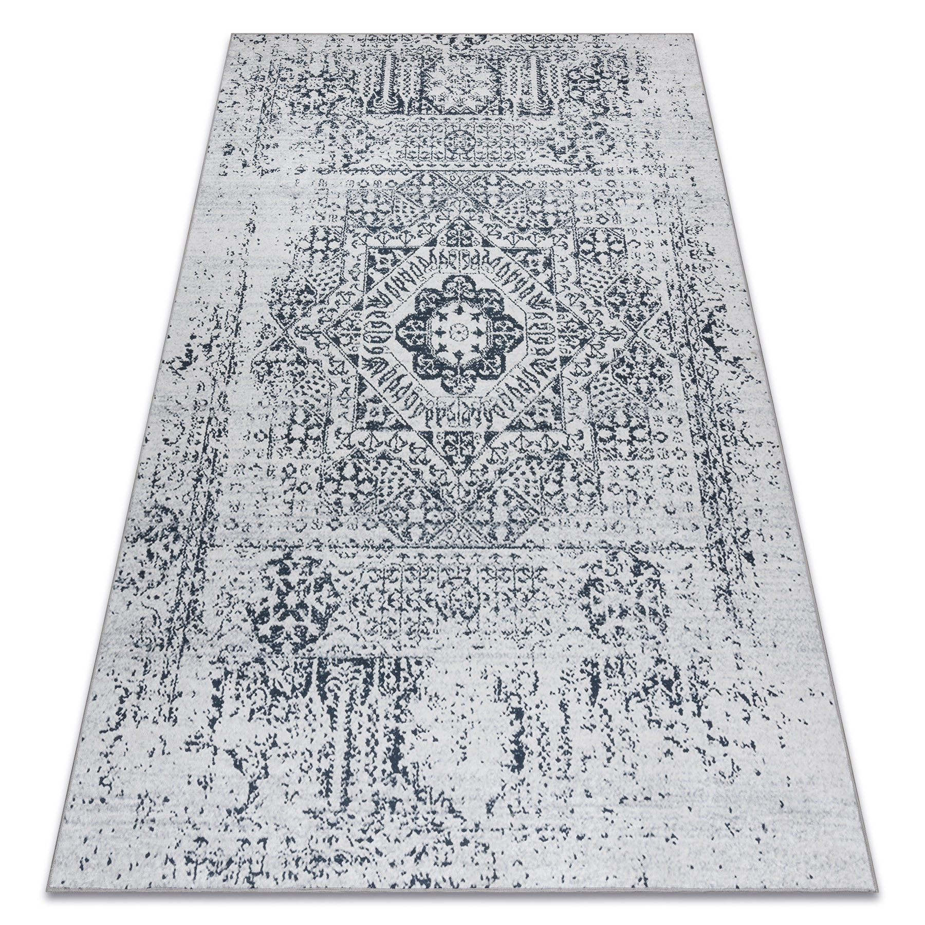 Dywan do prania ANDRE 1072 Rozeta, vintage antypoślizgowy - 120x170 cm
