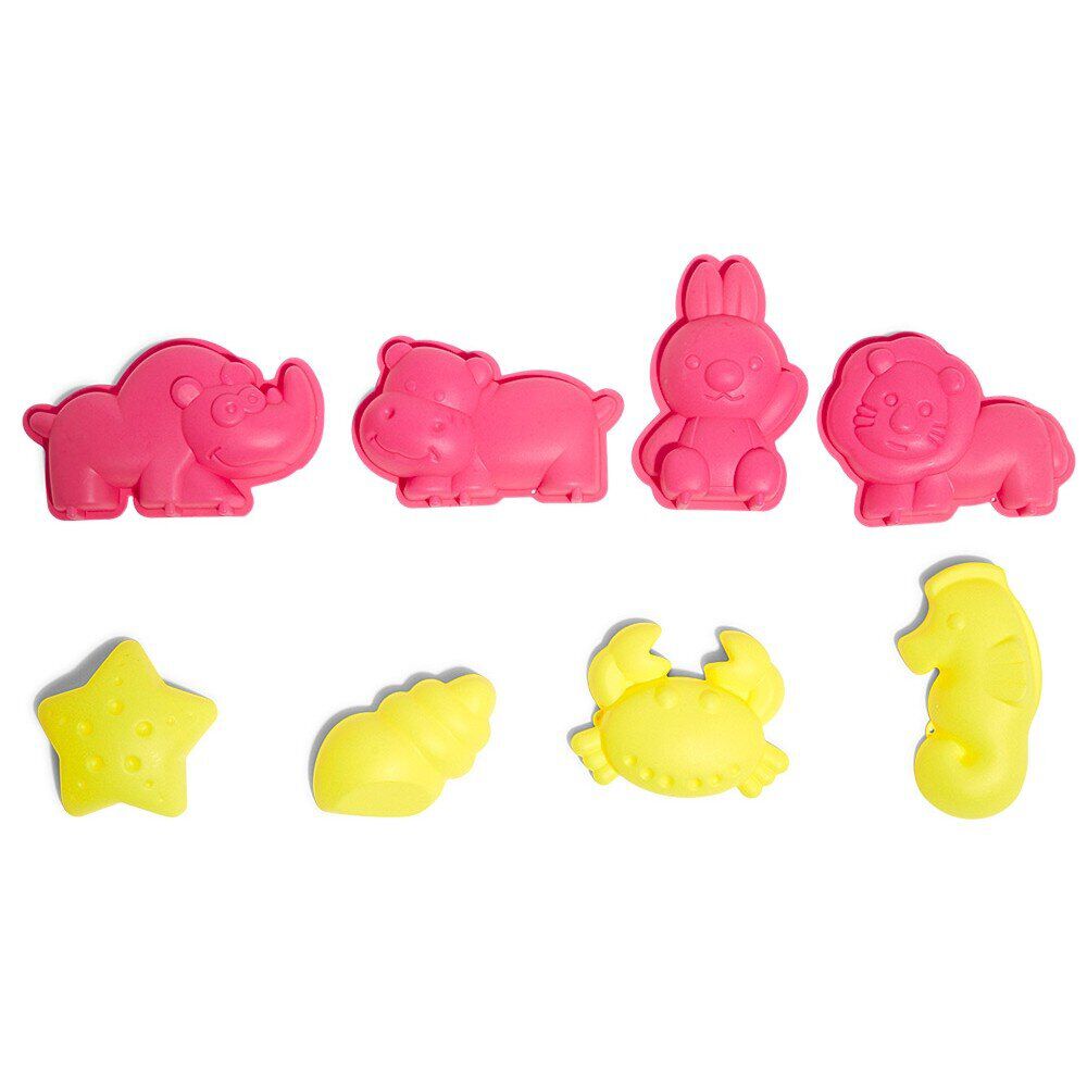 Moule de plage x8   sac de rangement licorne