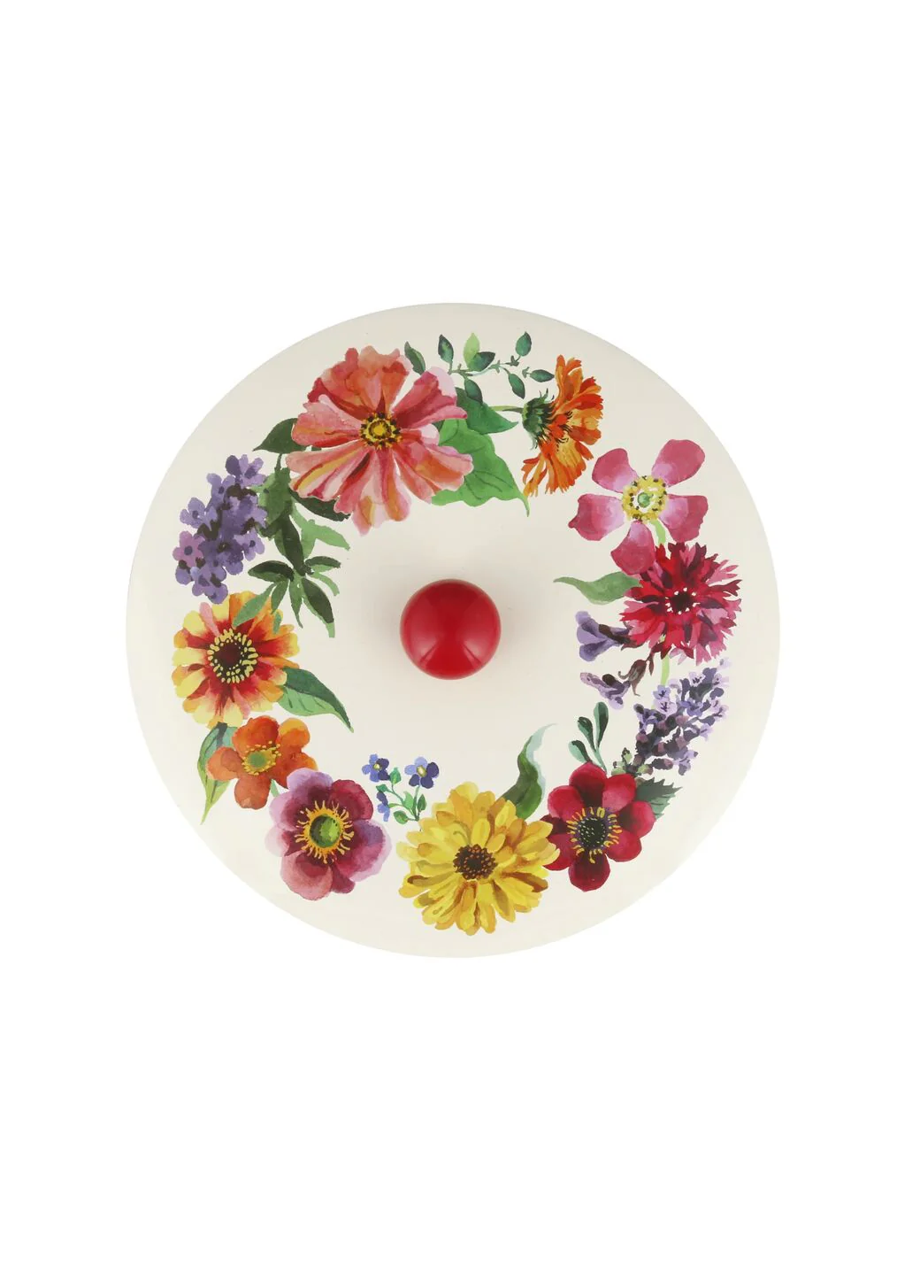 Garden Flowers Biscuit Barrel