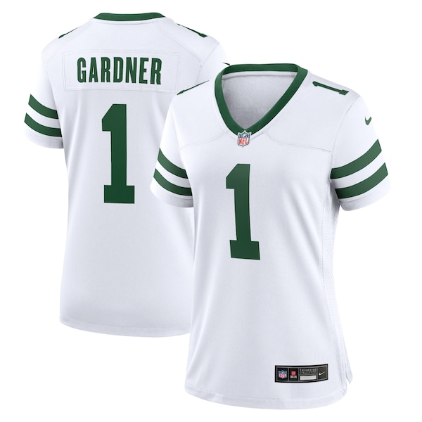 Ahmad Sauce Gardner New York Jets Nike Women's Player Jersey - White/Green