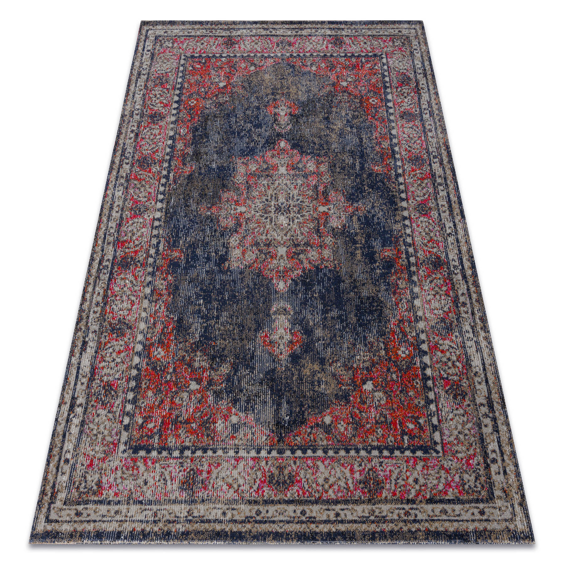 Dywan nowoczesny MUNDO E0551 ornament, ramka vintage outdoor 120x170 cm