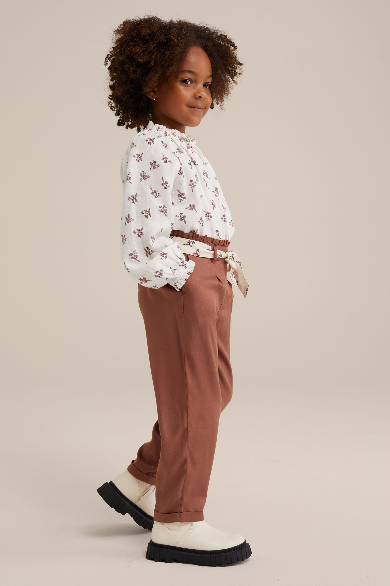 Meisjes katoenen blouse