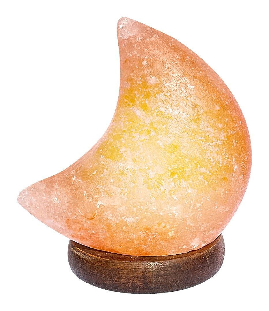 Lampa stołowa solna Wasabi pomarańczowo-dąb LED 1Wwys:12cm Rabalux