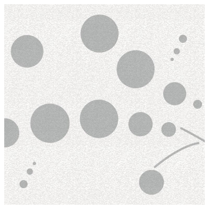 Feuille vitrostatique en rouleau avec motif Boules grises 90 x 150 cm JOY@STATIC