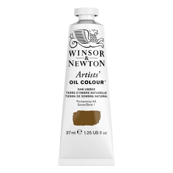 Winsor and Newton Artists Oil Colour Raw Umber 37ml