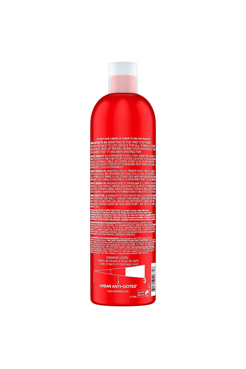 Tigi Urban Resurrection 'Conditioner' for Damaged Hair 750ml 2pk
