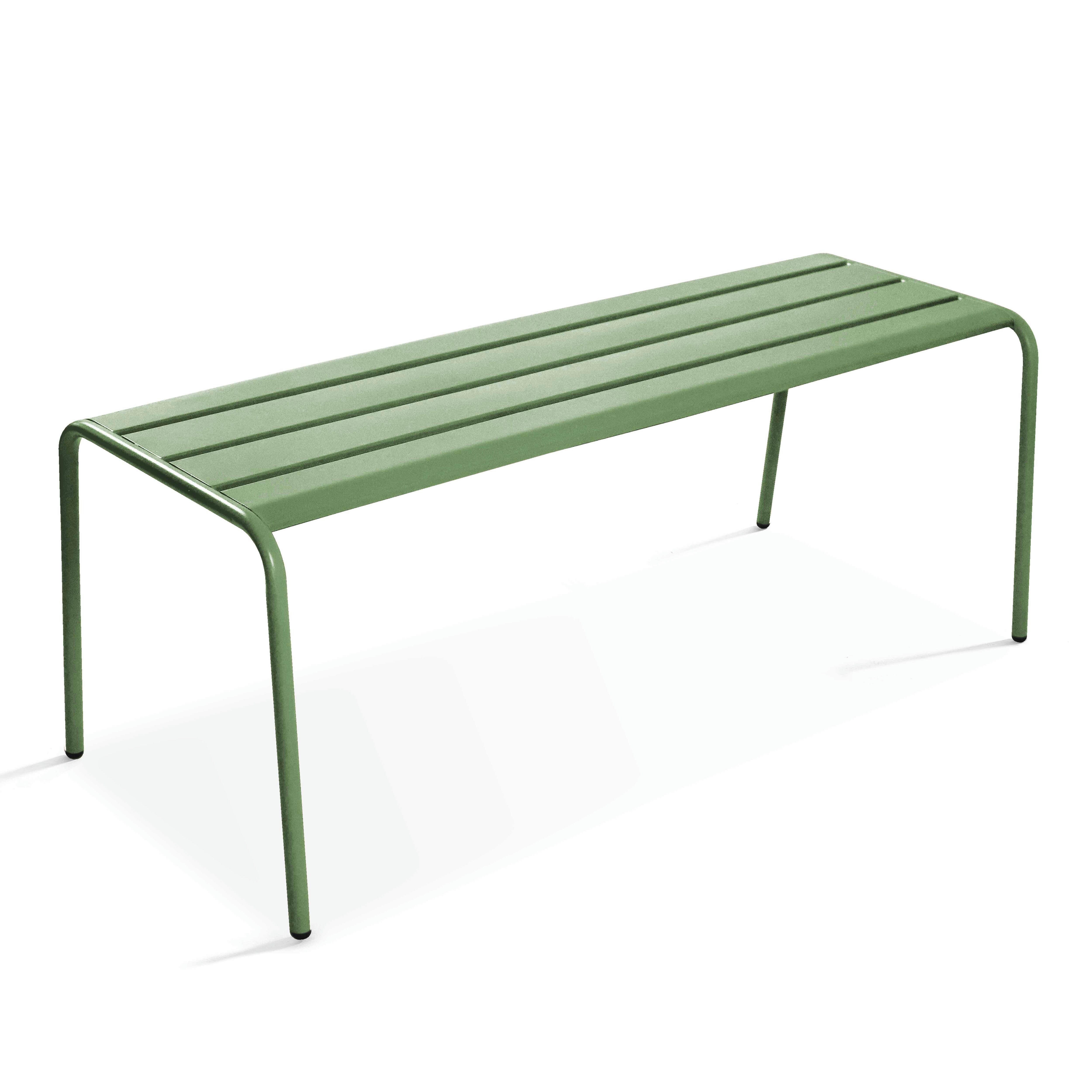 PALAVAS - Banc d'intérieur en métal vert cactus