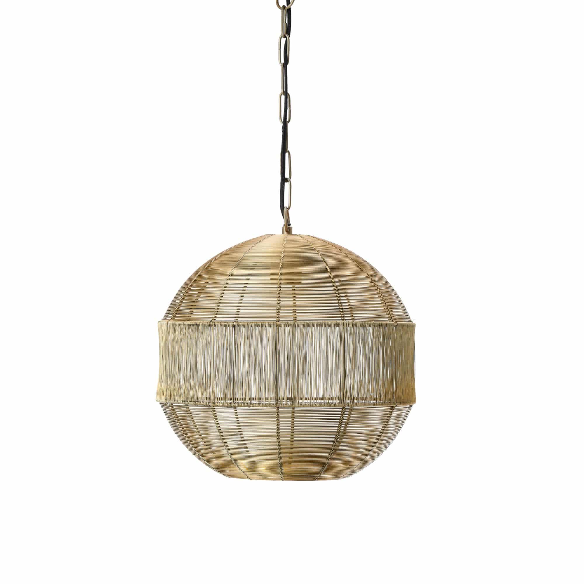 Light & Living hanglamp Pilka - goud - Ø35cm