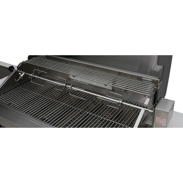 Mont Alpi MABi805 44-Inch 6-Burner 87000 BTU Built-In Liquid Propane / Natural Gas Stainless Steel Outdoor Kitchen Gas Grill