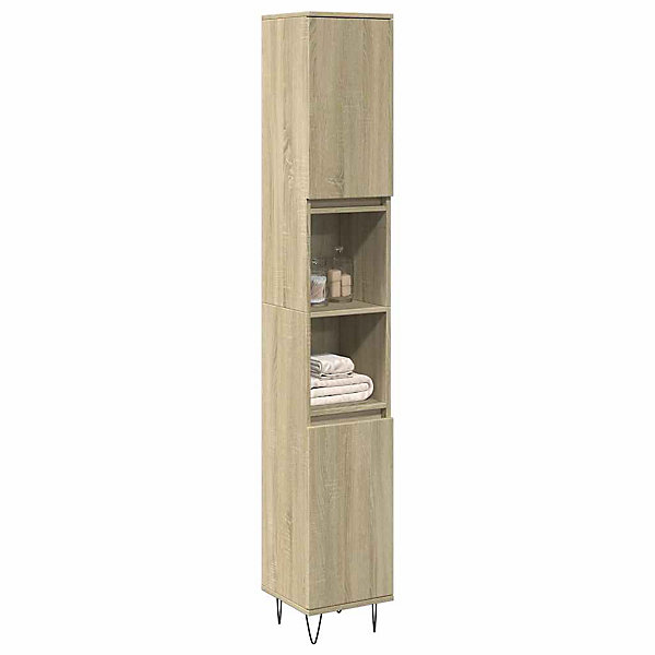 Armoire salle de bain chêne sonoma 30x30x190 cm vidaXL