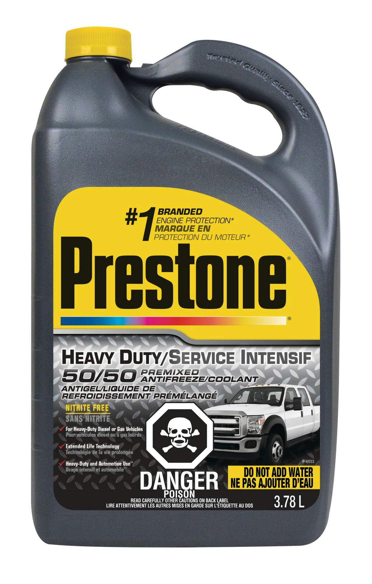 Prestone® Heavy-Duty 50/50 Premixed Anti-Freeze/Coolant, 3.78-L